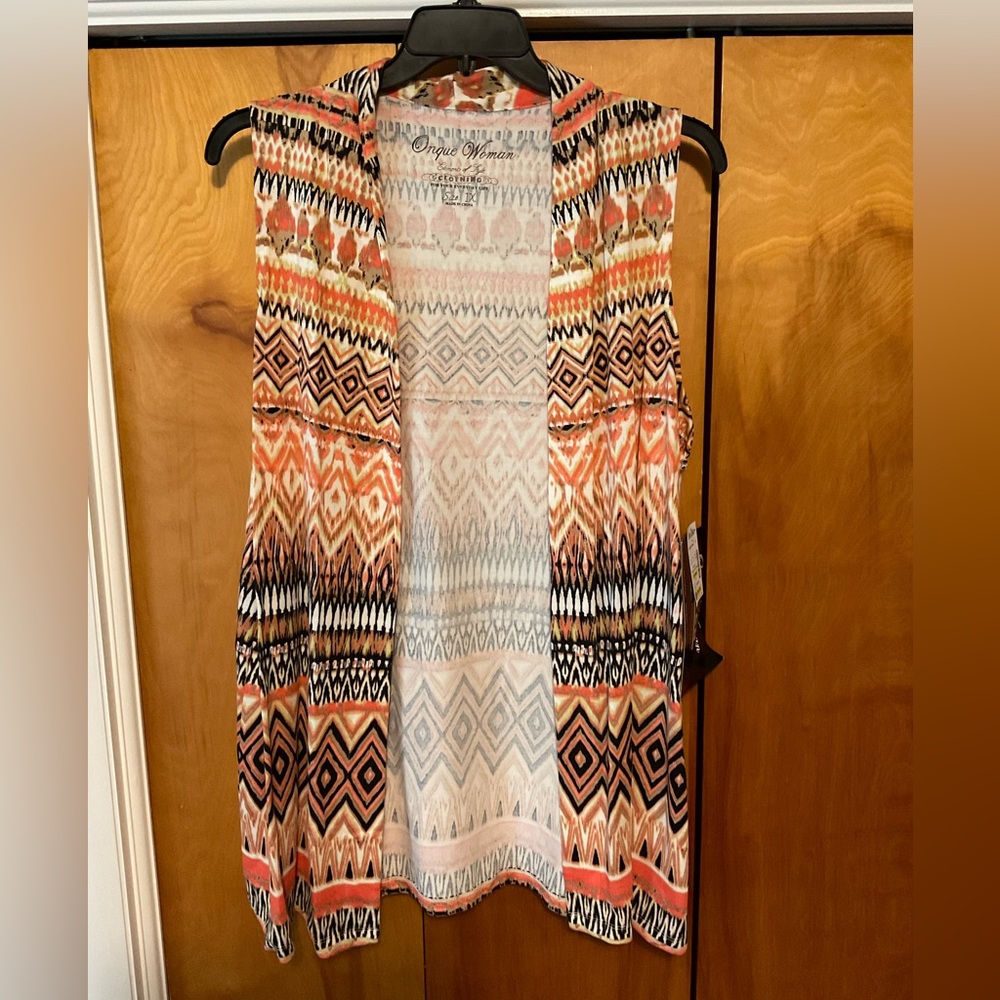 NWT Onque Women Vest 1x